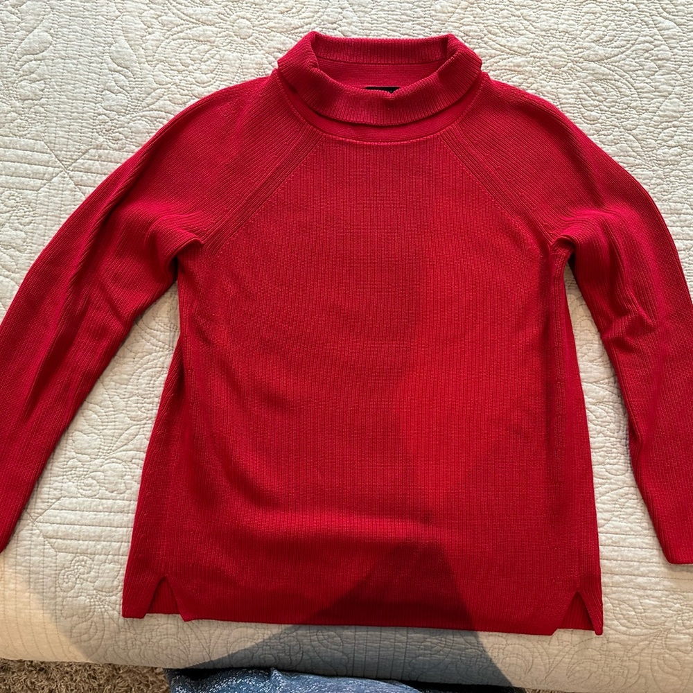 Talbots red size small sweater